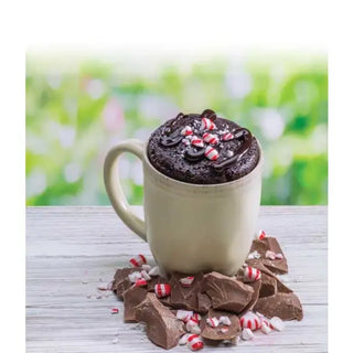 Chocolate Peppermint Brownie Microwave Single