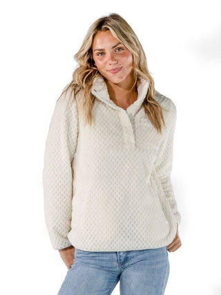 Simply Soft Pullover in Ivory