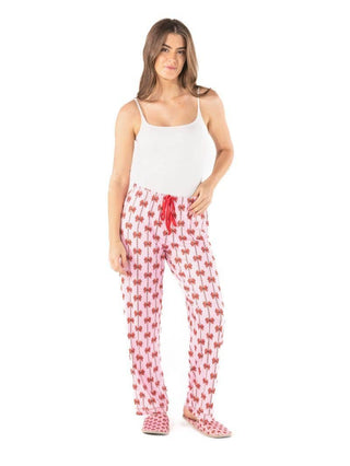 Very Merry Nights Pajama Pants In Mint Bow