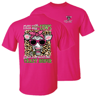 Meet Crazy  Heifer Short Sleeve T-Shirt