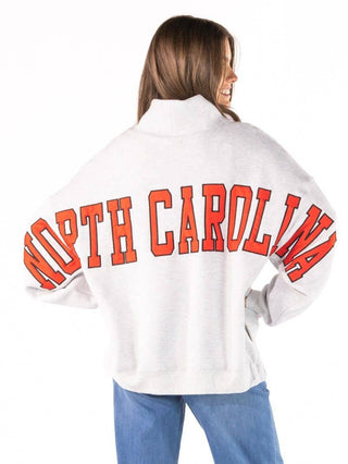 North Carolina Mock Neck Pullover
