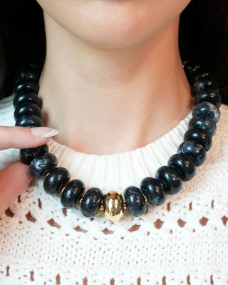 San Sebastian Beaded Resin Necklace