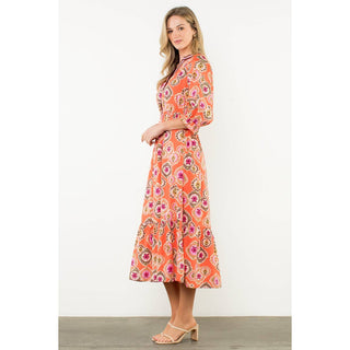 Perfect Moments Maxi Dress in Orange