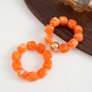 Chunky Beaded Stretch Bracelet