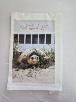 Oak Island Turtle Tea Towel