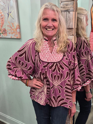 Not In Your Favor Top in Berry