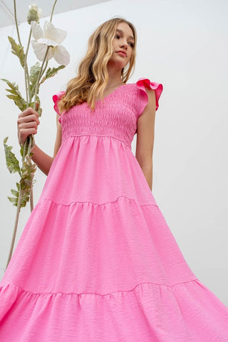 Sierra Dress in Pink