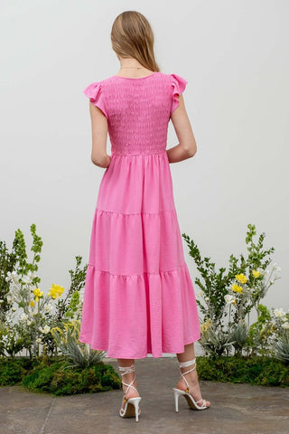 Sierra Dress in Pink
