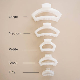 Open Coconut White | Petite | Hair Clip