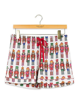 Festive Vibes Pajama Shorts In Nutcracker