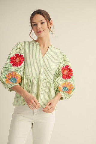 Pamper Me Pretty Top in Olive