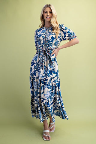 Never Stop Dreaming Dress in Cobalt