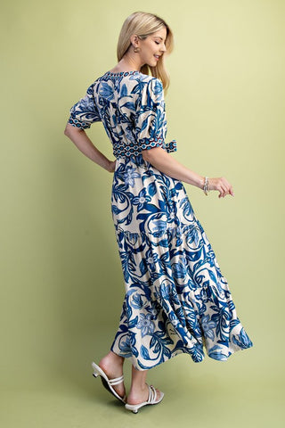 Never Stop Dreaming Dress in Cobalt