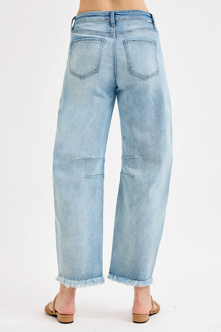 Keep It Calm Barrel Pants in Light