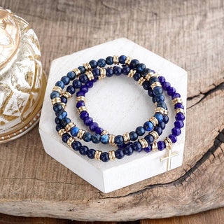 Cross Bracelet Stack Set