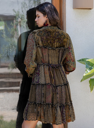 Beautiful Memories Dress in Amber