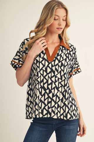 Look At It This Way Top in Black