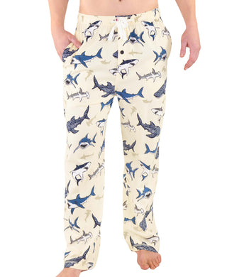 Wide Awake Shark Men's PJ Pants