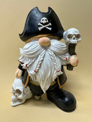 Pirate Gnome with Skull
