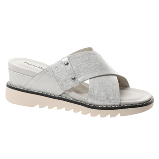 Pierre Dumas Expand Sandals In Silver