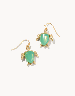 Ocean Soul Sea Turtle Drop Earrings