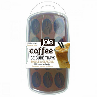 Joie Ice Cube Tray with Lid, Coffee Beans Design