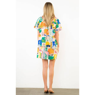 Tropic Style Dress in Cream