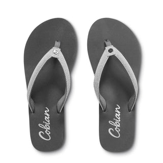 Fiesta Skinny Bounce™ - White Glitter Beach Flip Flop Sandal