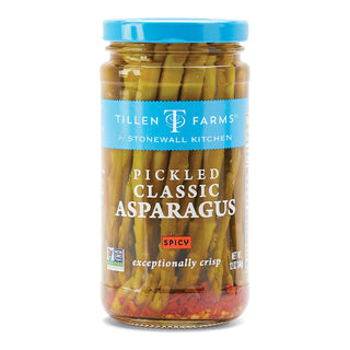 12 Ounce Pickled Classic Asparagus - Spicy