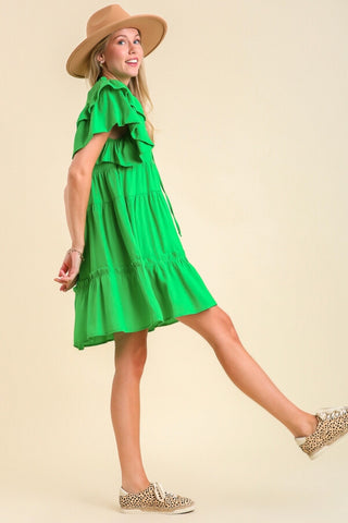 Clara Dress in Green