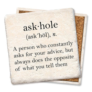 Askhole Definition Coaster