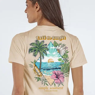 Chasing The Sunset Short Sleeve T-Shirt In Sun