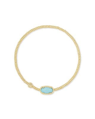 Grayson Stretch Bracelet in Light Blue Magnesite