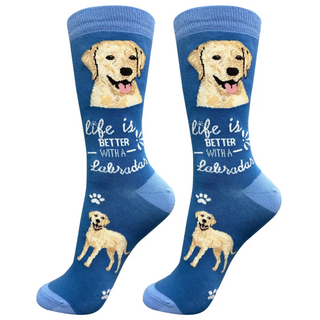 Life Is Better With A Labrador Crew Socks