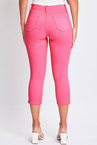 Junior Hyperstretch Pull On Capri With Side Slit