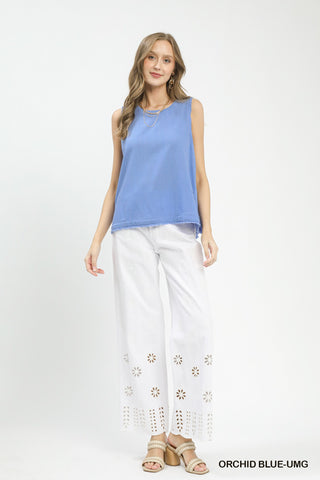 Too Cool For You Top in Orchid Blue