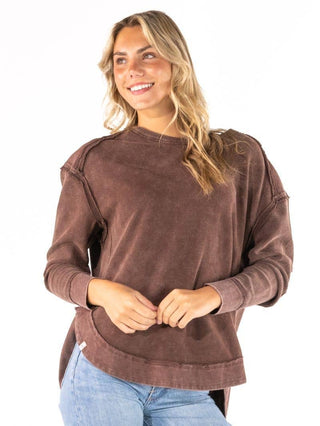 Quite The Catch Top In Cocoa