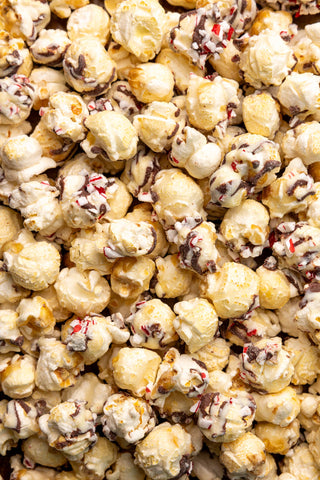 Peppermint Bark Popcorn Holiday