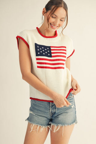 Time For Freedom Top in Off White