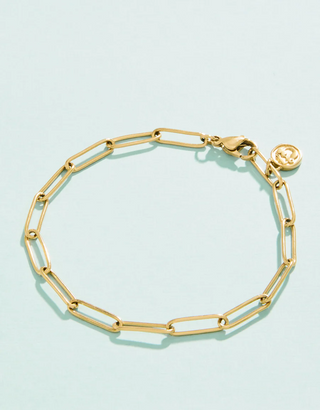 Keep It Simple Paperclip Chain Bracelet