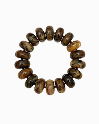 Chunky Marble Beaded Stretch Bracelet