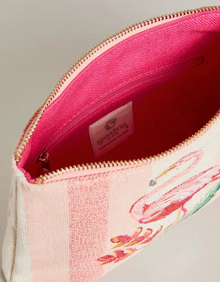 Carina Wristlet in Tropic Flamingo