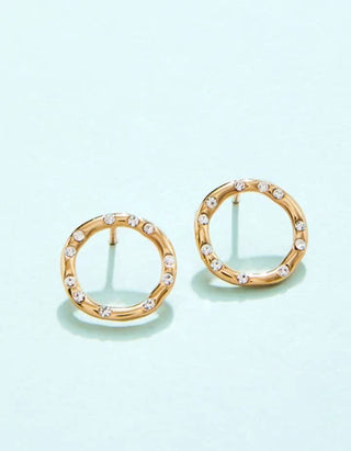 SP Endless Stud Earrings in Crystal