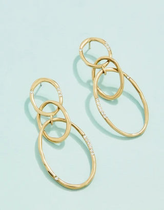Okatie Earrings in Crystal