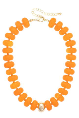 San Sebastian Beaded Resin Necklace