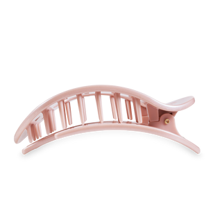Round Flat Hair Clip | Large | Pearly Pink