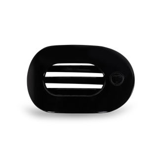 Round Flat Hair Clip | Small | Jet Black