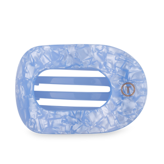 Flat Round Hair Clip | Large | Blue Lagoon