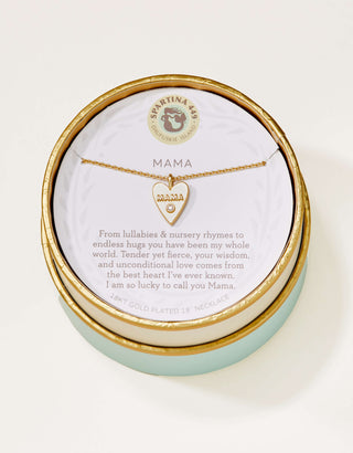 Sea La Vie Mama/Heart Necklace
