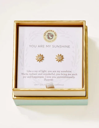 Sea La Vie Stud Earrings in Sunshine/Sun